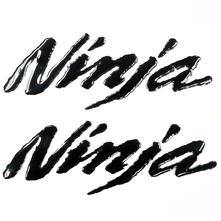 Amazon.com: Black 3D Logo Emblem Sticker Decal Polish Gloss